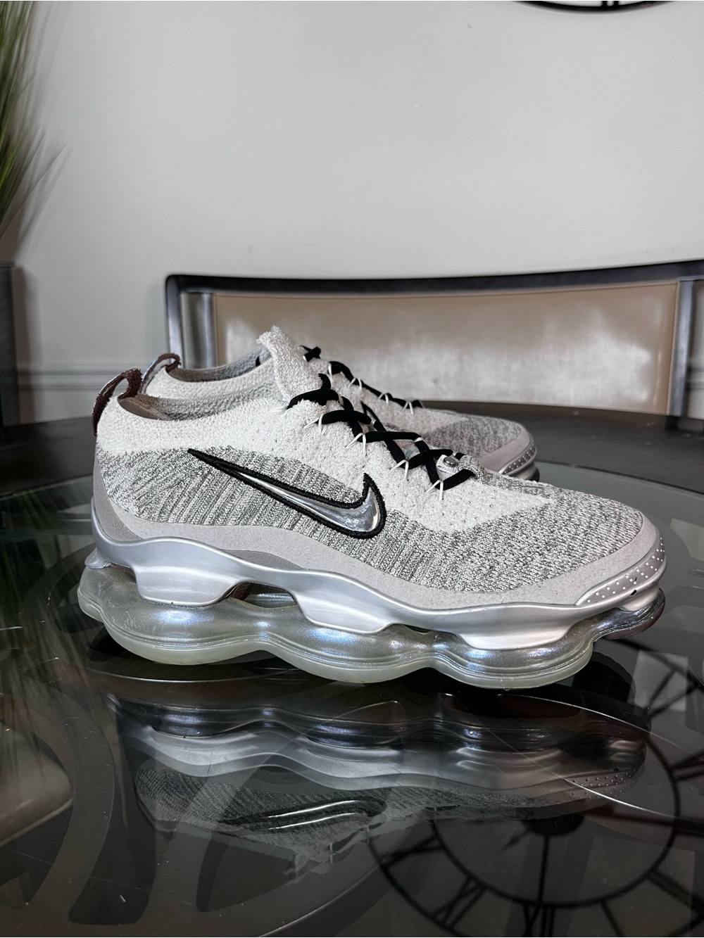Nike Air Max Scorpion FK Heather Silver grey"Men's Shoes Sz 12